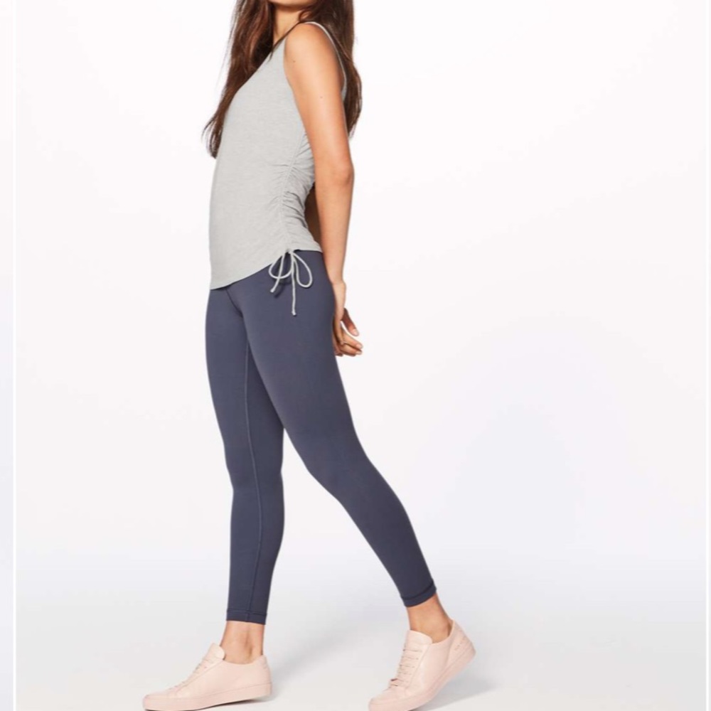 Lululemon Cinch It Tank Heathered Vapor - Picture 2 of 11